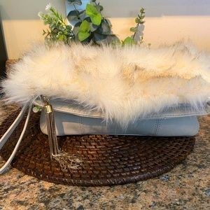 Carlos by Carlos Santana Faux fur clutch
